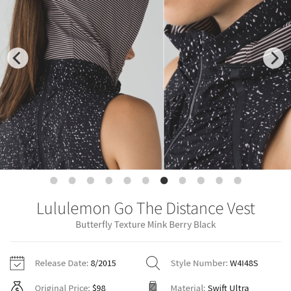 Lululemon Vest 🖤🩷 - Picture 4 of 12